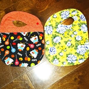 2 Hand made bibs by my mother ..